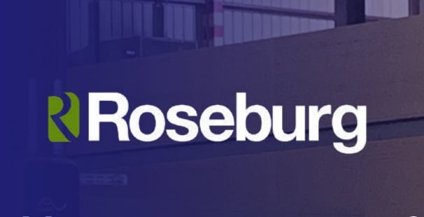 The logo for Roseburg reflects their expertise in Machine Health.