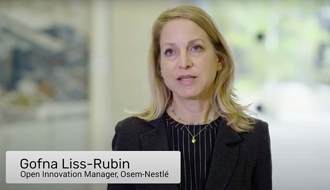 Gofna Liss-Rubin of Osem-Nestlé talking about Augury partnership