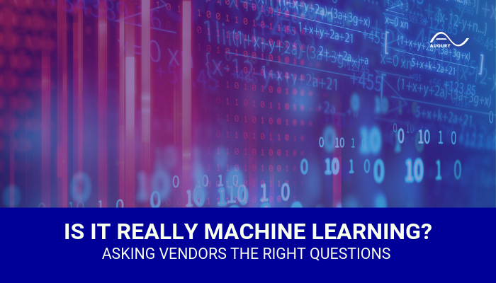 Is it Really Machine Learning? Asking Vendors The Right Question