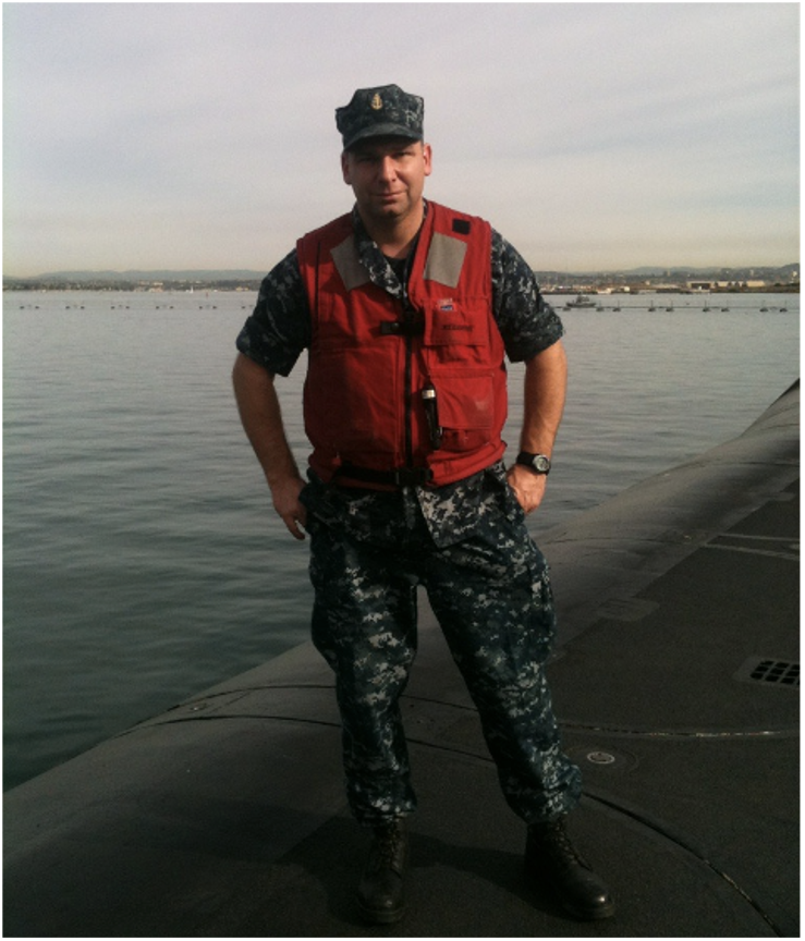 Brian Richmond from Roseburg in the Navy