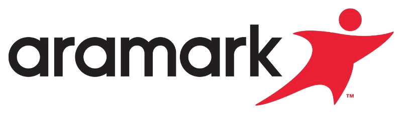 The Aramark logo on a white background, representing commercial services.