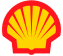 The shell logo on a green background representing chemicals.