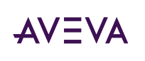 The AVEVA logo in bold, purple capital letters on a light gray background, with stylized horizontal lines forming the middle E.