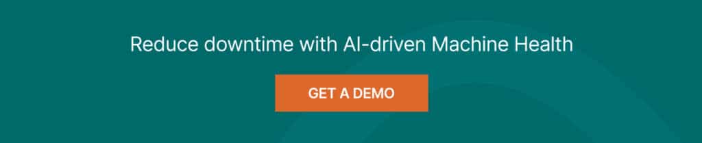 Call-to-action highlighting Augury’s Machine Health Solutions for reducing downtime.