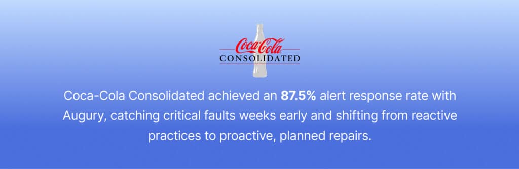 A condition-based maintenance example from Coca-Cola Consolidated.