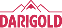 Red Darigold logo with stylized mountain outline above the brand name DARIGOLD in bold, uppercase letters.