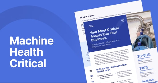 Machine Health Critical One Pager