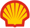 A yellow shell with a red outline, representing the Shell logo.