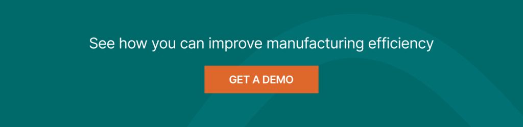 A banner inviting the reader to book a demo to explore how Augury can improve manufacturing efficiency.